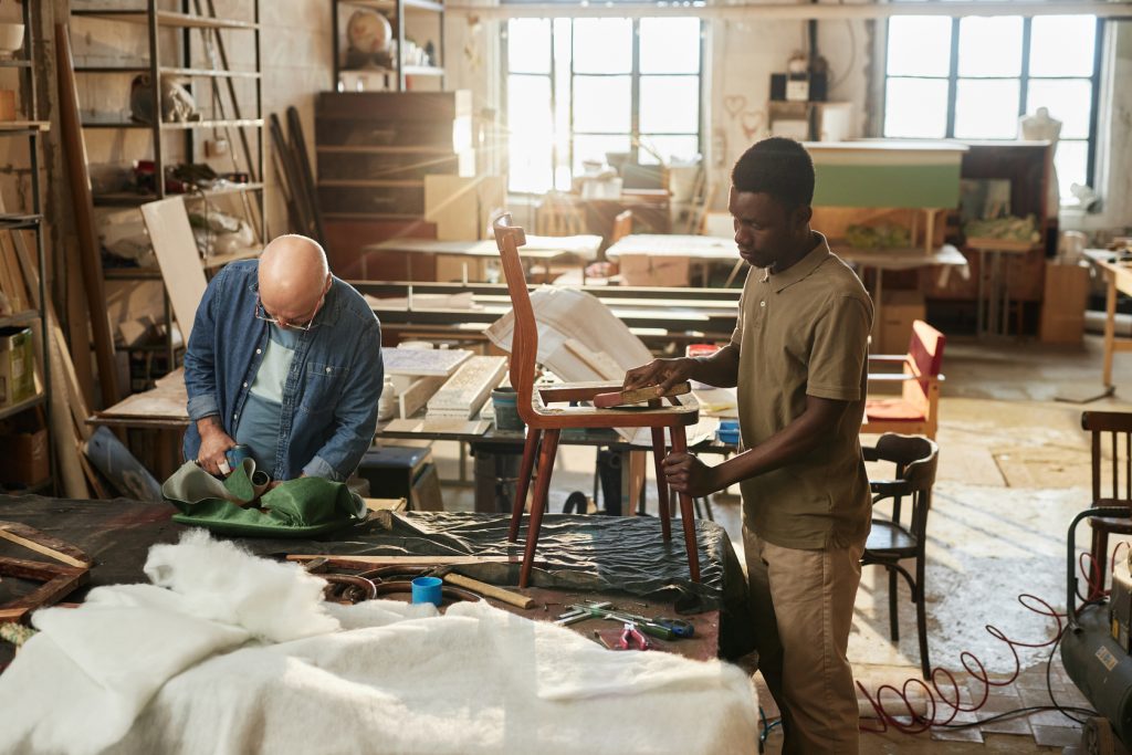 2 man worked in living room furniture manufacturer factory in Malaysia